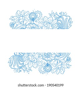 beautiful vector background with a flower pattern