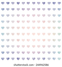 Beautiful vector background with hearts. Can be used for wallpaper, pattern fills, web page background,surface textures