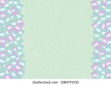 beautiful vector background for a holiday teacher's day postcard, poster, banner, packaging, training materials, with elements of a notebook