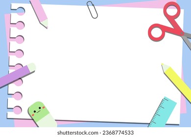 Beautiful vector background for paper notes postcards, holidays, posters, banners, packaging, creative materials