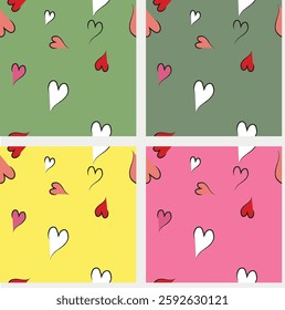 A beautiful vector background perfect for fabric, apparel, and holiday designs, as well as wedding themes. It's a cute romantic seamless pattern. It's a cute romantic package print.