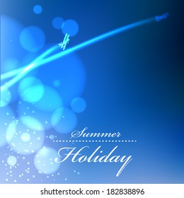 Beautiful vector background. Summer holiday
