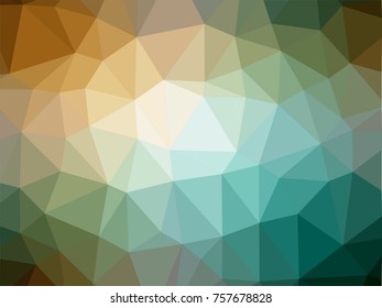 Beautiful vector background of triangles. Polygonal vector background. Multicolored vector mosaic.