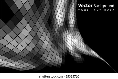 Beautiful vector black/white background