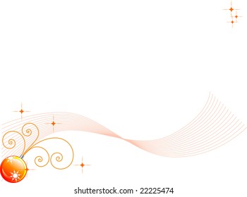 Beautiful vector Christmas background