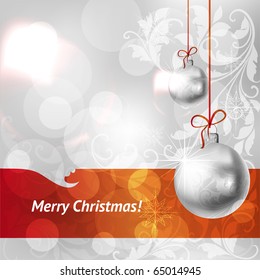 hermoso fondo de navidad vectorial para el diseño de navidad