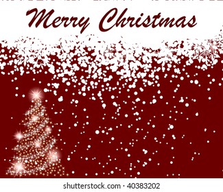 Beautiful vector Christmas (New Year) background for design use