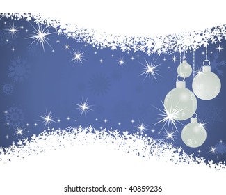 Beautiful vector Christmas (New Year) background for design use