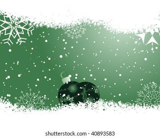Beautiful vector Christmas (New Year) background for design use