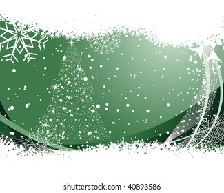 Beautiful vector Christmas (New Year) background for design use