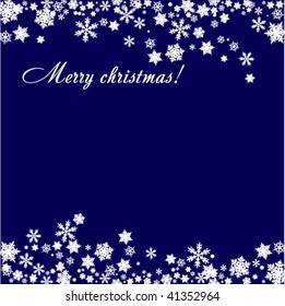 Beautiful vector Christmas (New Year) background for design use