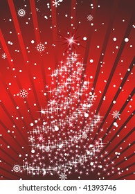 Beautiful vector Christmas (New Year) background for design use