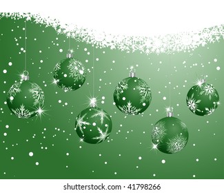 Beautiful vector Christmas (New Year) background for design use