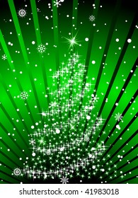 Beautiful vector Christmas (New Year) background for design use