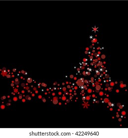  Beautiful vector Christmas (New Year) background for design use