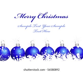 Beautiful vector Christmas (New Year) background for design use