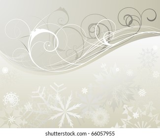 Beautiful vector Christmas (New Year) background for design use