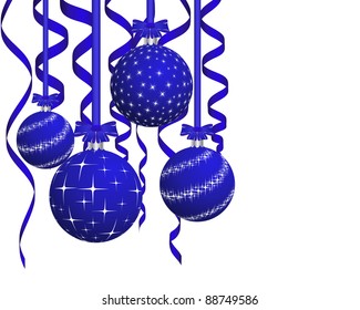 Beautiful vector Christmas (New Year) card for design use