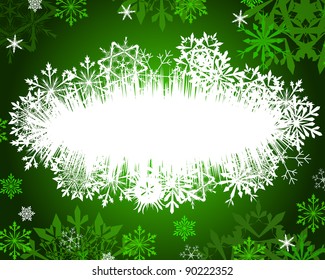Beautiful vector Christmas (New Year) card for design use