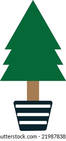 beautiful vector Christmas tree vector logo