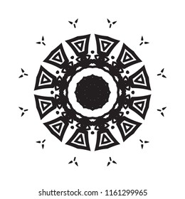 Beautiful vector circular ornament in ethnic style mandala. Can be used to print on the phone, to create a poster, tattoo, yoga Mat.