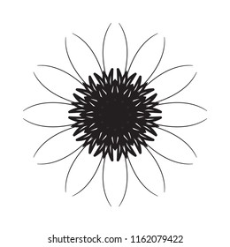 Beautiful vector circular ornament in ethnic style mandala. Can be used to print on the phone, to create a poster, tattoo, yoga Mat.
