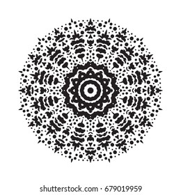 Beautiful vector circular ornament in ethnic style mandala. Can be used to print on the phone, to create a poster, tattoo, yoga Mat.