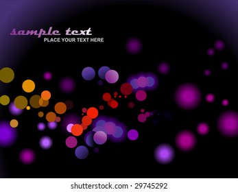 Beautiful vector colorful dots