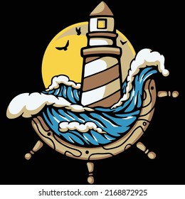 Beautiful Vector design art by illustration made for t shirt design.