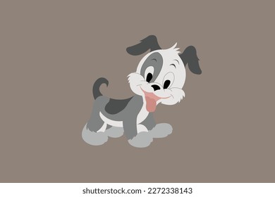 Beautiful vector design of doggy