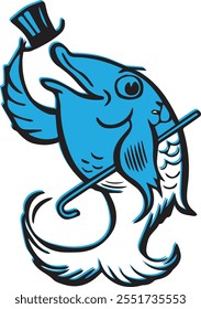 BEAUTIFUL VECTOR FISH IMAGE EPS FILE