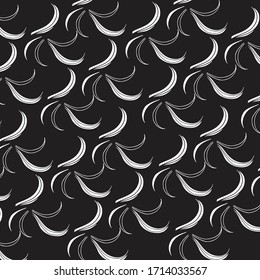 Beautiful vector floral pattern, spring summer background with tropical flowers, palm leaves, jungle leaf, hibiscus, paradise flower. Exotic wallpaper, Hawaiian and Liberty style