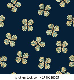 Beautiful vector floral pattern, spring summer background