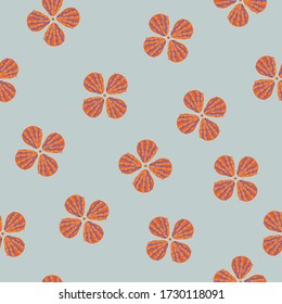 Beautiful vector floral pattern, spring summer background