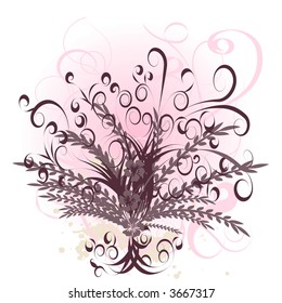 beautiful vector flower design