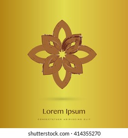 Beautiful vector flower design , LOGO / ICON / SYMBOL