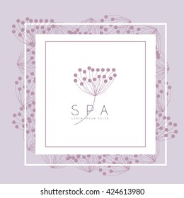 BEAUTIFUL VECTOR FLOWER LOGO / ICON 