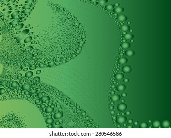 beautiful vector geometric composition, unusual dotted technique