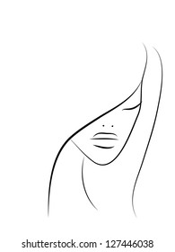 Beautiful vector girl