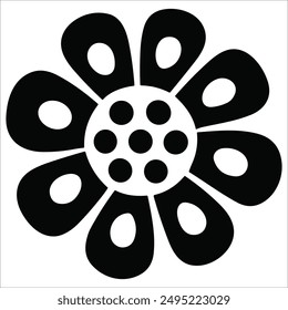 Beautiful vector graphic floral pattern design