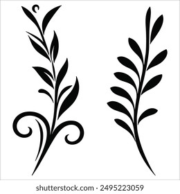 Beautiful vector graphic floral pattern design