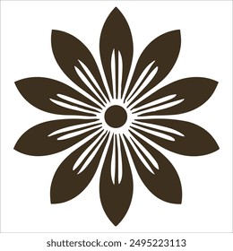 Beautiful vector graphic floral pattern design