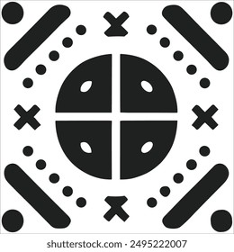 Beautiful vector graphic geometric pattern design