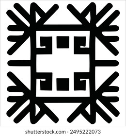 Diseño de patrón geométrico gráfico de Vector hermoso