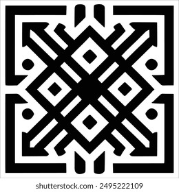 Beautiful vector graphic geometric pattern design