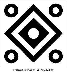 Beautiful vector graphic geometric pattern design