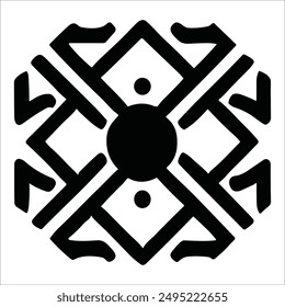 Beautiful vector graphic geometric pattern design