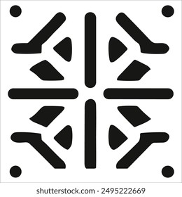 Beautiful vector graphic geometric pattern design