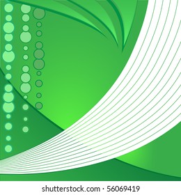 Beautiful vector green background with gradients. Vector.