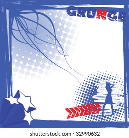 beautiful vector grunge abstract background